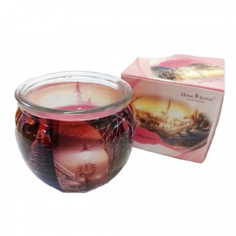 Karácsonyi poharas gyertya Gyertya,illatosító,lámpa Karácsonyi poharas gyertya Gyertya,illatosító,lámpa