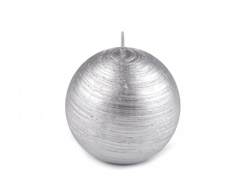 Karácsonyi gyertyagömb fémes - 8 cm Gyertya,illatosító,lámpa Karácsonyi gyertyagömb fémes - 8 cm Gyertya,illatosító,lámpa