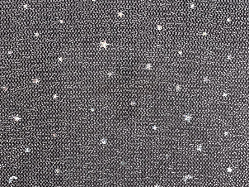 Dekorációs elasztikus tüll glitterekkel - 4,5 méter Tüll, Szatén,Taft