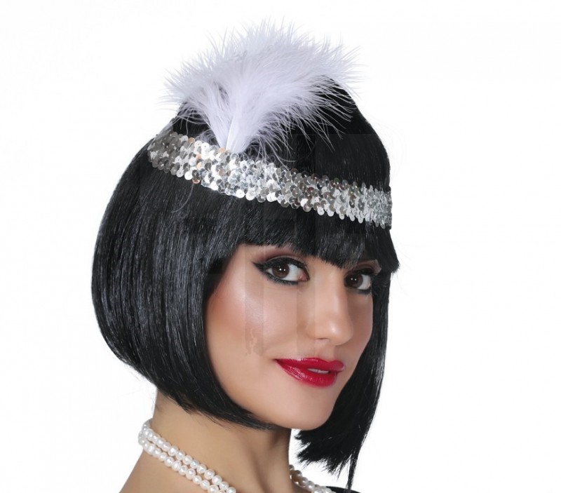 Flitteres tollas fejpánt Álarc, Fejdísz, Kellék Flitteres tollas fejpánt Álarc, Fejdísz, Kellék