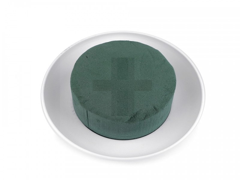 Florex Ø19 cm-es tálkával Virág, toll, növény