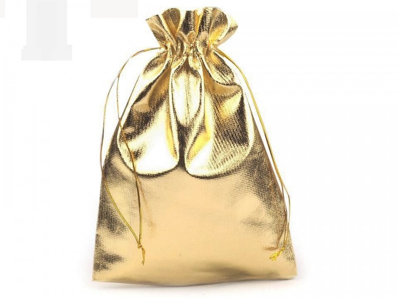 Ajándéktasak szett arany - 10 db/csomag Ajándék csomagolás