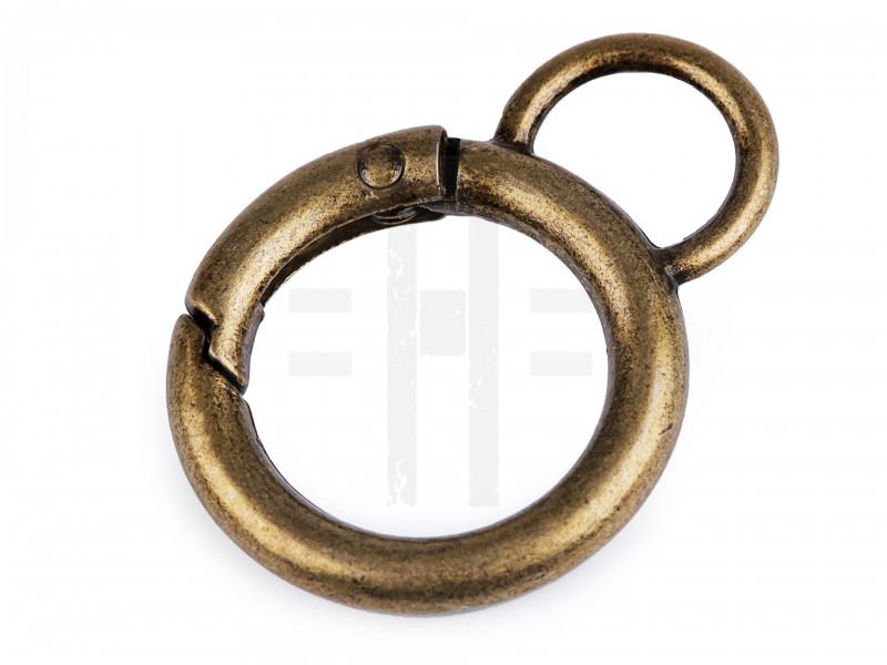   Fém karabiner 20 mm Gomb, kapocs