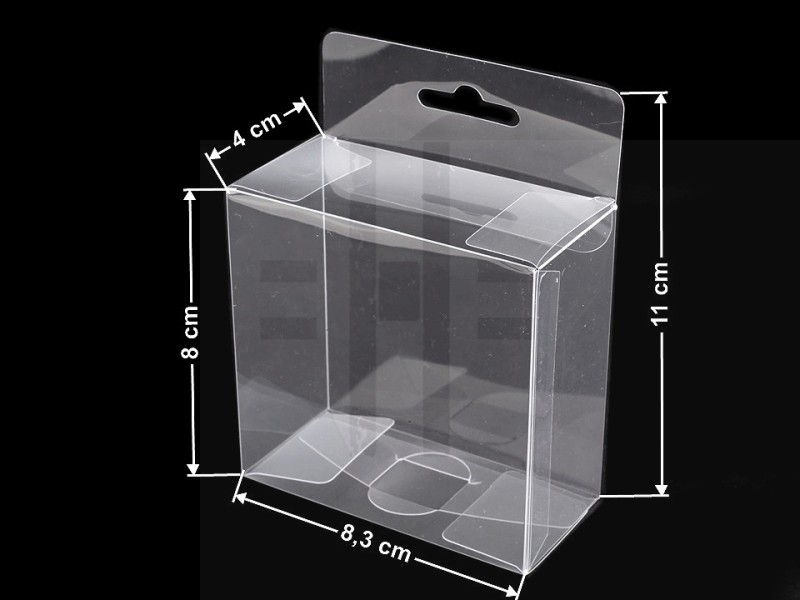 Műanyag doboz akasztóval - 5 db/csomag