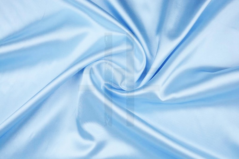  Dekor szatén anyag - Világoskék