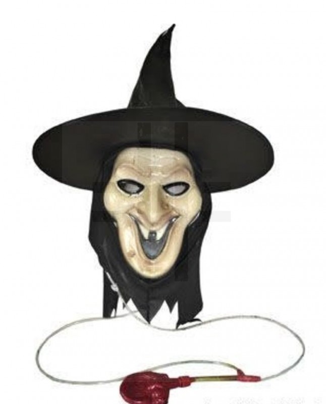 Boszorkány álarc művérrel Halloween