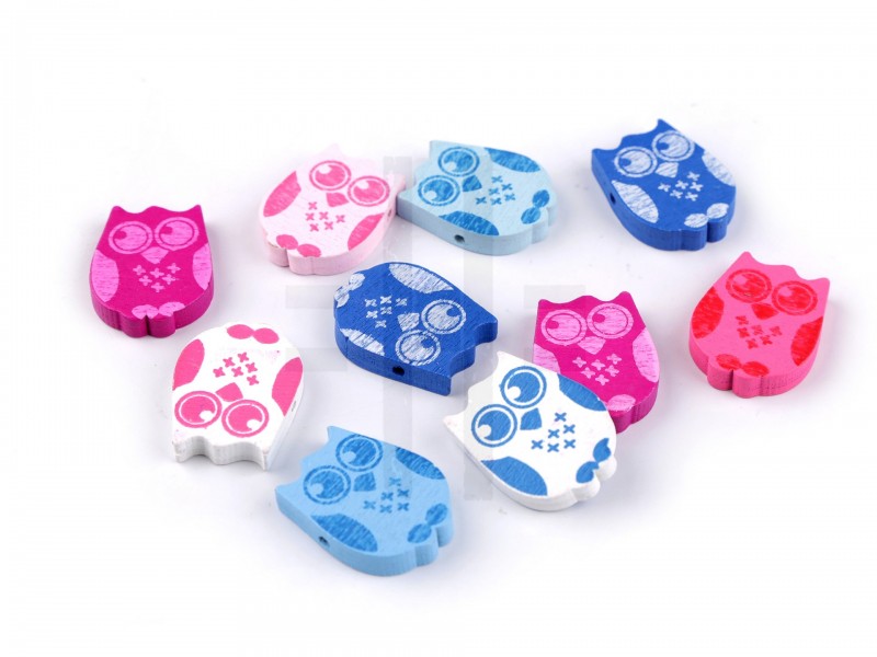 Bagoly fagyöngy mix - 10 db/csomag Gyöngy-,gyöngyfűző