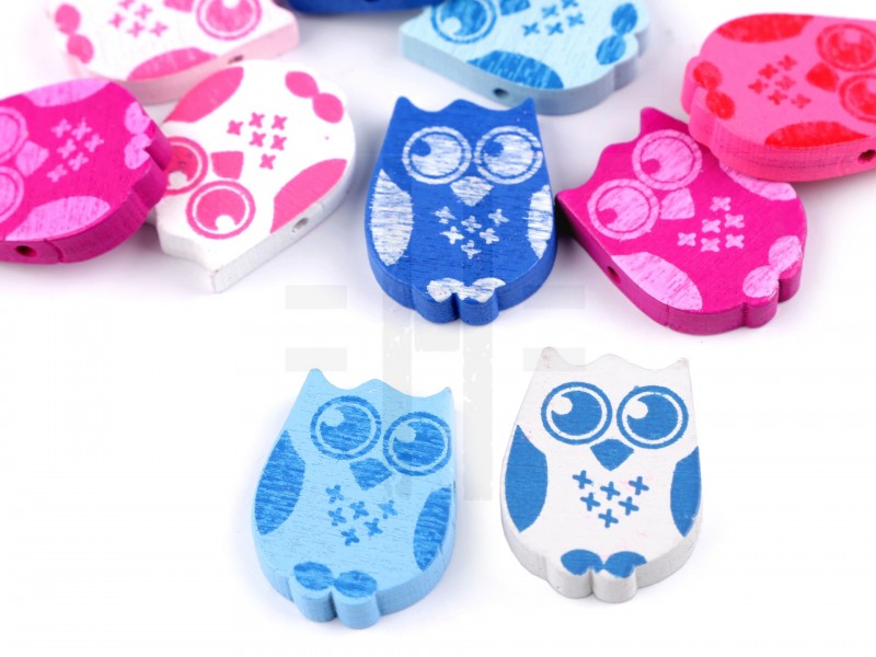 Bagoly fagyöngy mix - 10 db/csomag Gyöngy-,gyöngyfűző