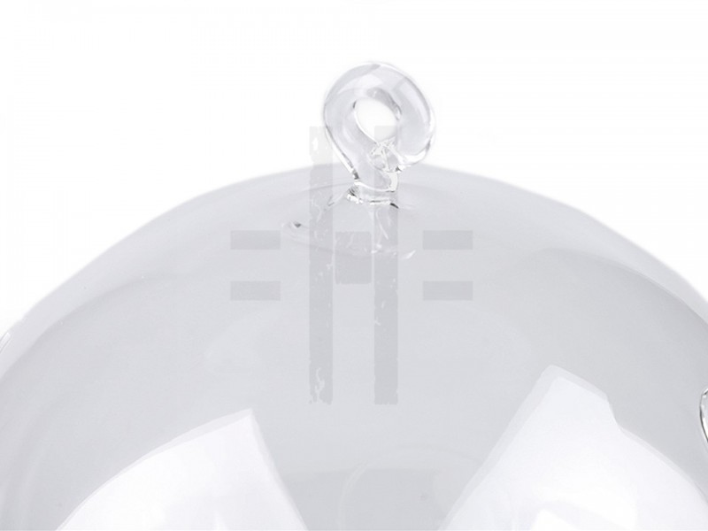 Üveggömb aerárium - 15 cm Fa,üveg dísz-, kellék