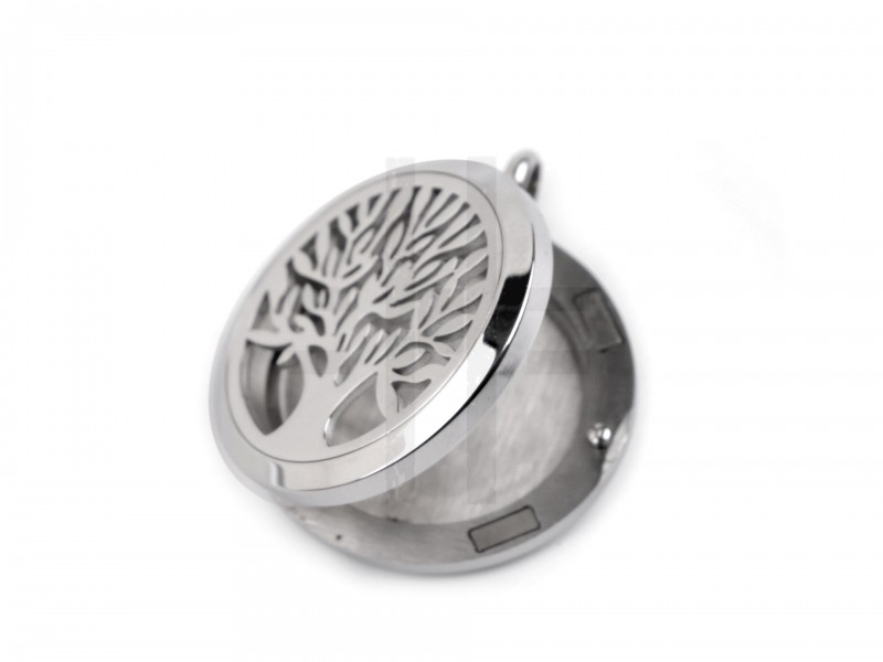 Életfája nyitható medál sebészacélból Medál-, bross