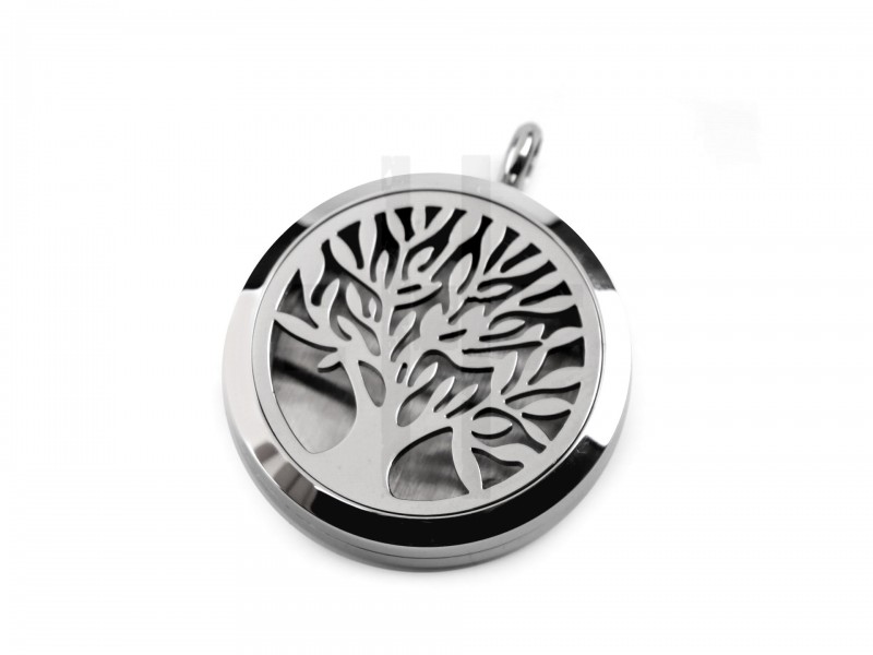 Életfája nyitható medál sebészacélból Medál-, bross