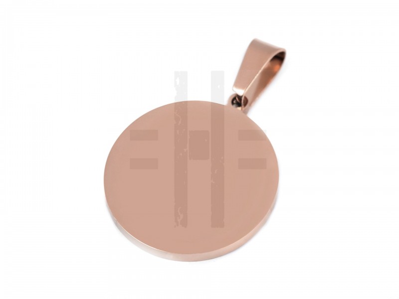 Medál orvosi acélból