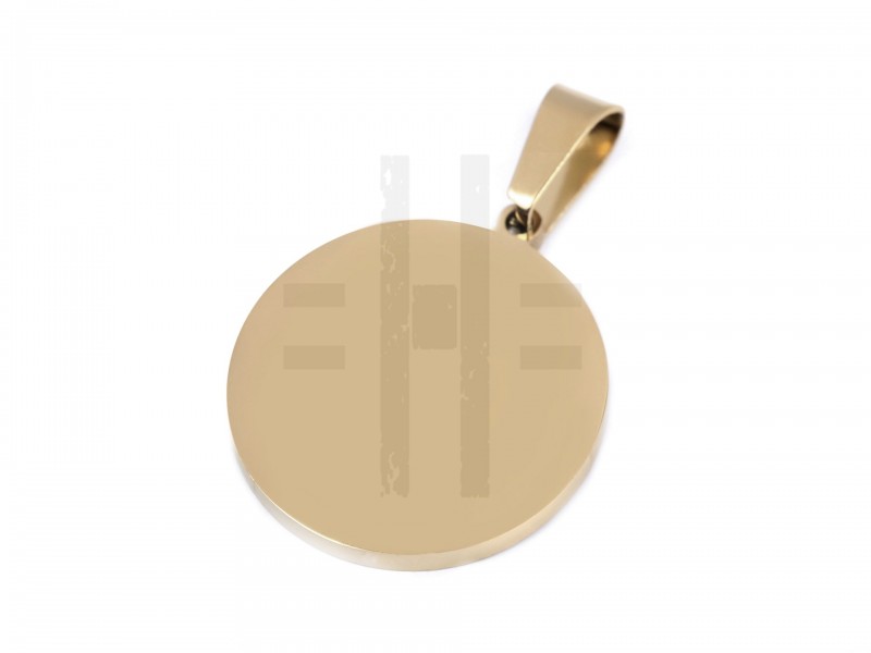 Medál orvosi acélból