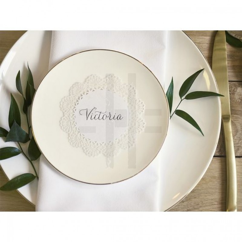    Ültető kártya tányérra - 10 db/csomag Esküvői díszítés