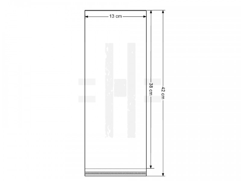 PP ragasztócsíkos celofán tasak 13 x 38 cm - 100 db Ajándék csomagolás