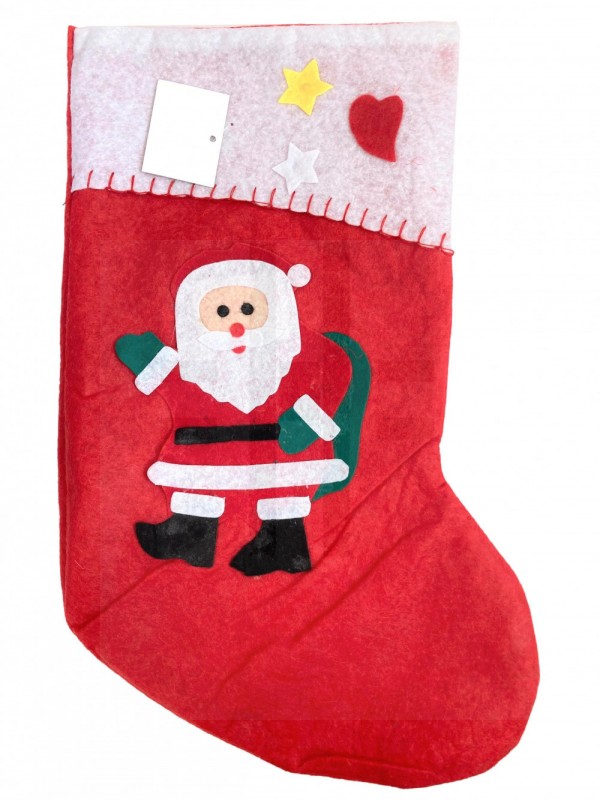 MIKULÁS ZOKNI TÉLAPÓ MINTÁVAL Mikulás