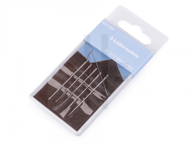 Varrótű bőrre - 5 db/csomag Varrógéptű-, tű, varrókészlet