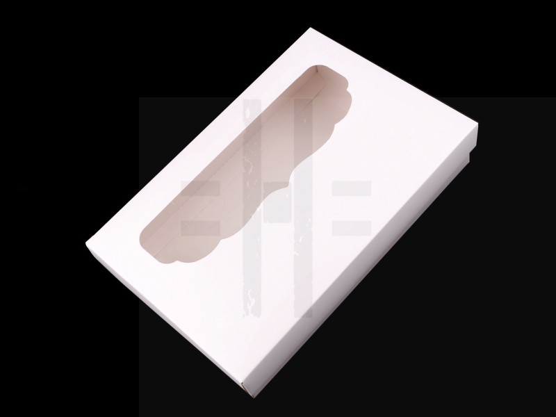 Ablakos ajándékdoboz süteményes doboz - 10 db/csomag Ajándék csomagolás