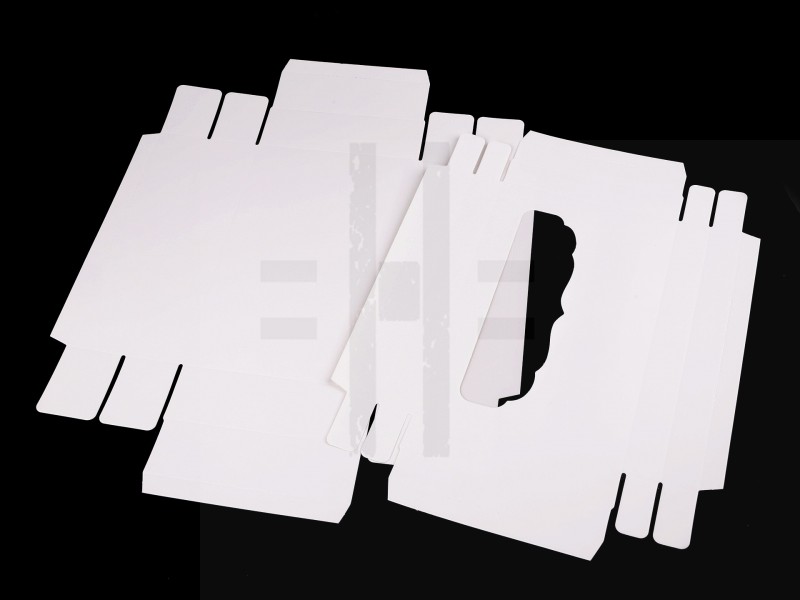 Ablakos ajándékdoboz süteményes doboz - 10 db/csomag Ajándék csomagolás