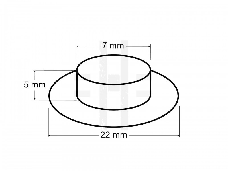      Köves ringli alátéttel belső 7 mm - 10 szet/csomag Fém rövidárú