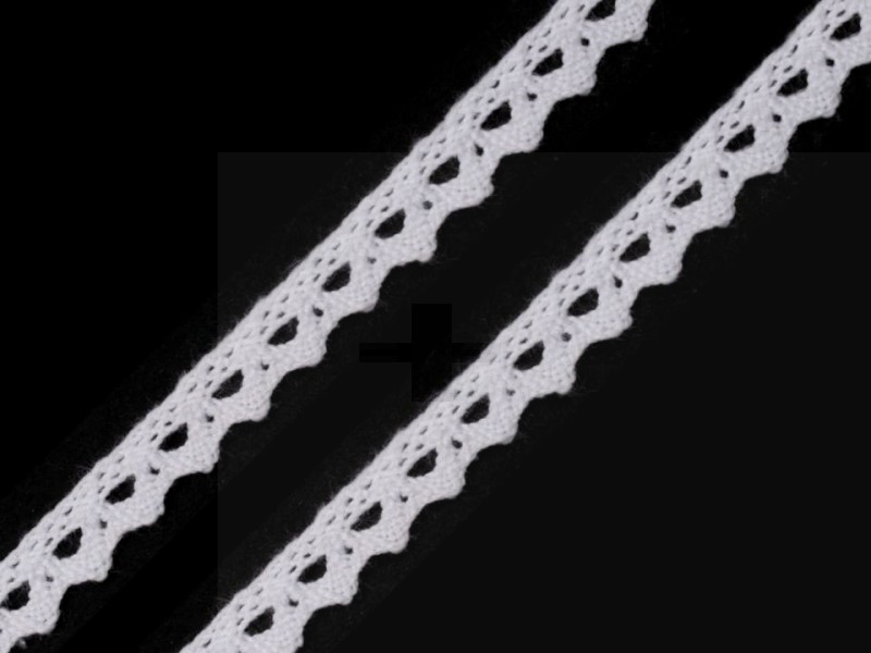 Pamut csipke szalag - 30 méter Csipke,szegő,paszomány