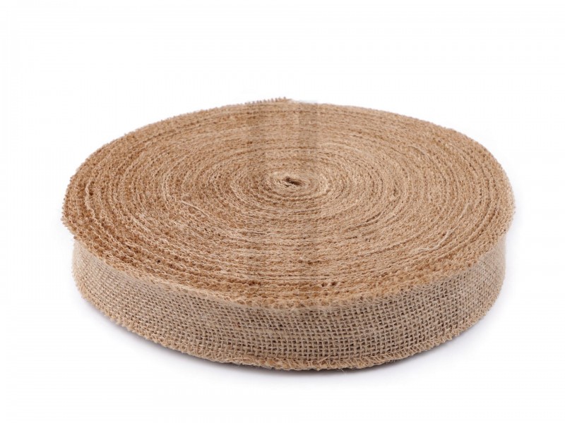 Juta zsákvászon szalag 4 cm - 3 méter Csipke,szegő,paszomány