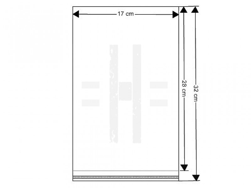 PP ragasztócsíkos celofán tasak 17x28 cm - 100 db Papir,celofán,fólia PP ragasztócsíkos celofán tasak 17x28 cm - 100 db Papir,celofán,fólia
