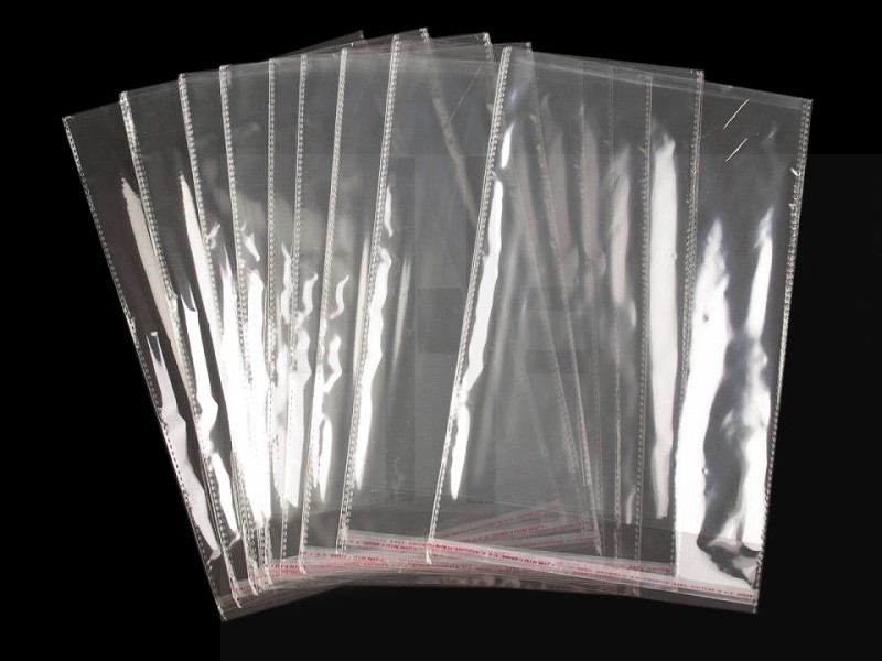 PP ragasztócsíkos celofán tasak 20x29 cm - 100 db Papir,celofán,fólia