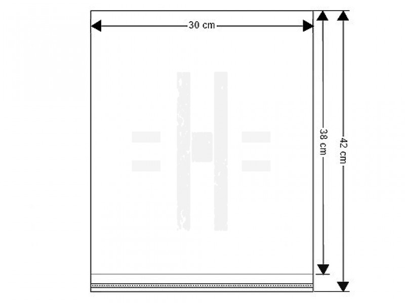 PP ragasztócsíkos celofán tasak 30x38 cm - 100 db Papir,celofán,fólia PP ragasztócsíkos celofán tasak 30x38 cm - 100 db Papir,celofán,fólia