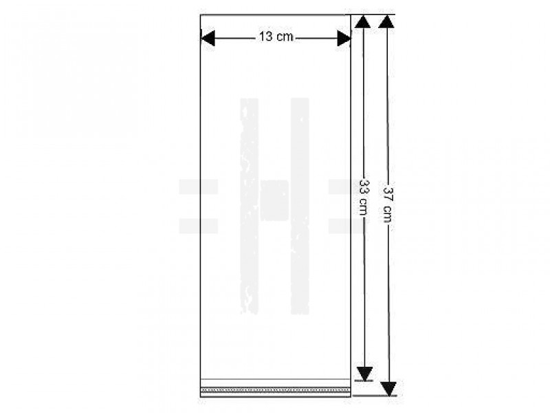 PP ragasztócsíkos celofán tasak 13x33 cm - 100 db Ajándék csomagolás PP ragasztócsíkos celofán tasak 13x33 cm - 100 db Ajándék csomagolás