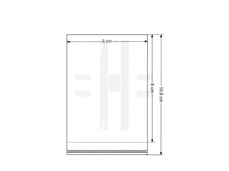 PP ragasztócsíkos celofán tasak 6x8 cm - 100 db Ajándék csomagolás PP ragasztócsíkos celofán tasak 6x8 cm - 100 db Ajándék csomagolás