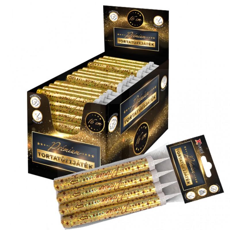 Torta tűzijáték - 4 db/csomag Gyertya,illatosító,lámpa