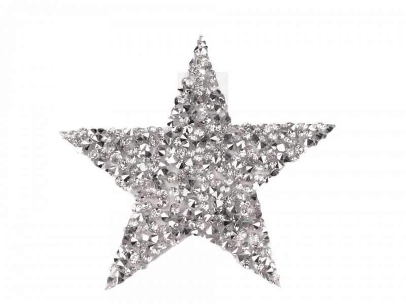 Felvasalható csillag kövekkel Varrható, ragasztható ruhadísz Felvasalható csillag kövekkel Varrható, ragasztható ruhadísz