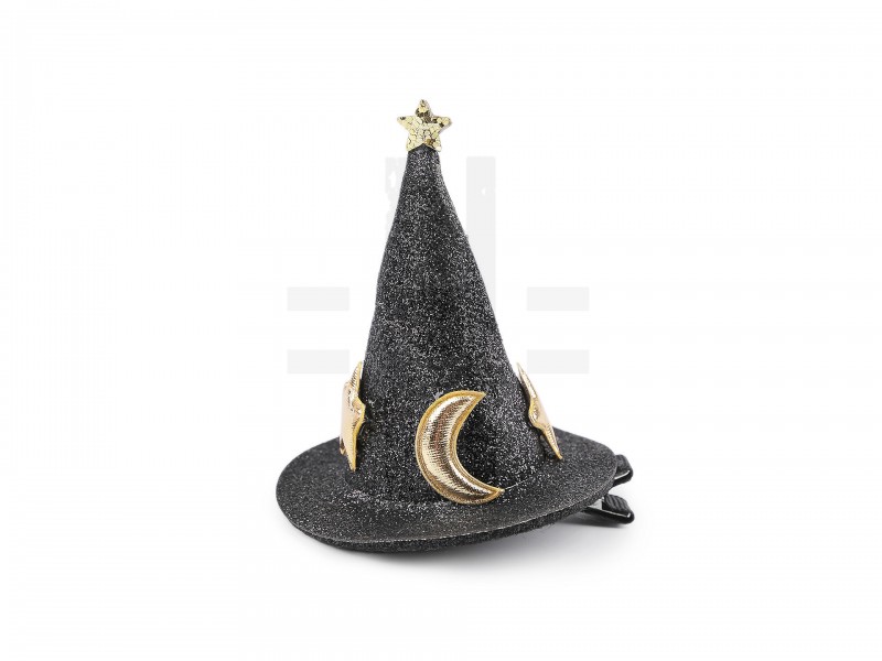 Boszorkány dísz kalap hajdísz Halloween