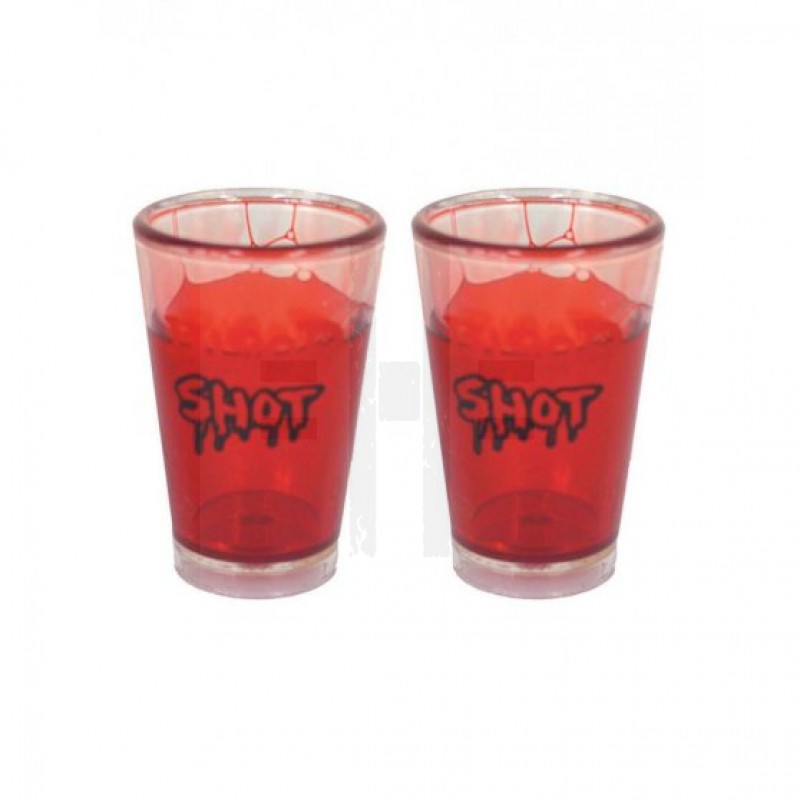 STAMPEDLIS POHÁR CSURGÓ VÉRREL - 2 db Halloween