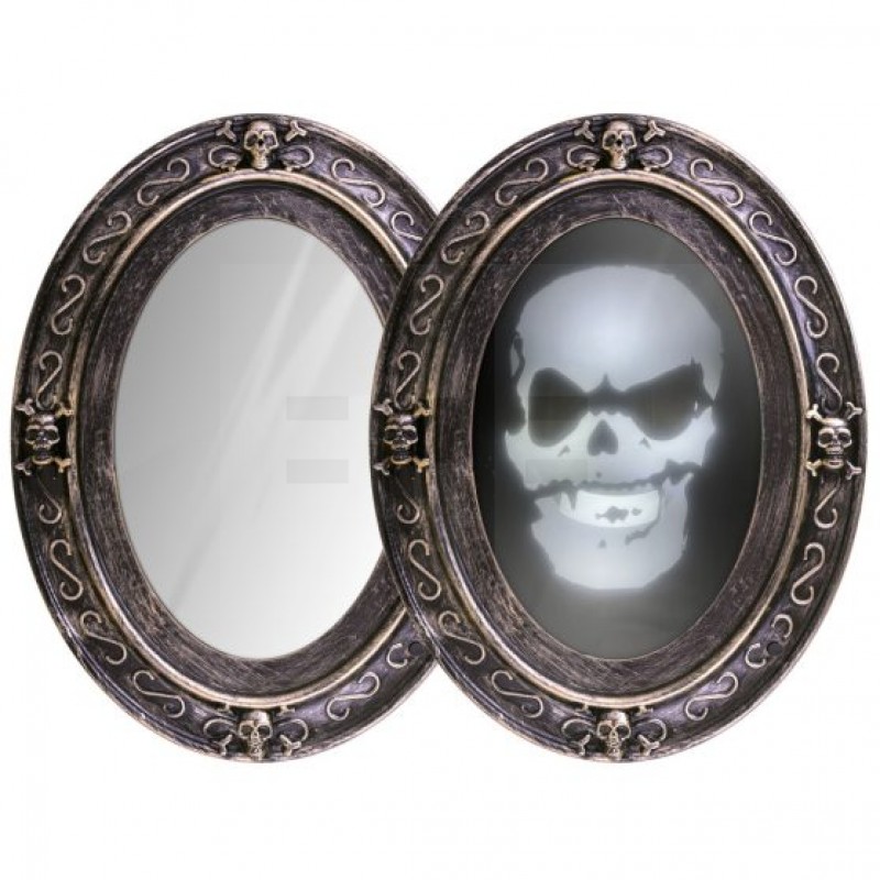 BESZÉLŐ KOPONYÁS TÜKÖR Halloween BESZÉLŐ KOPONYÁS TÜKÖR Halloween