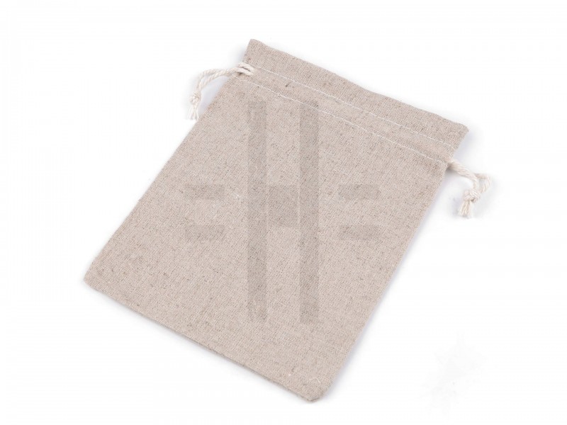      Len ajándék zsák - 14x19 cm Ajándék csomagolás