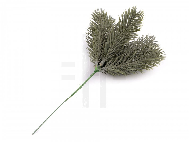                   Mű fenyő ág dróton - 26 cm