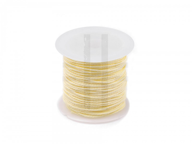 PES madzag fonott Ø1 mm viaszos - 9 méter Zsinór, fűző PES madzag fonott Ø1 mm viaszos - 9 méter Zsinór, fűző