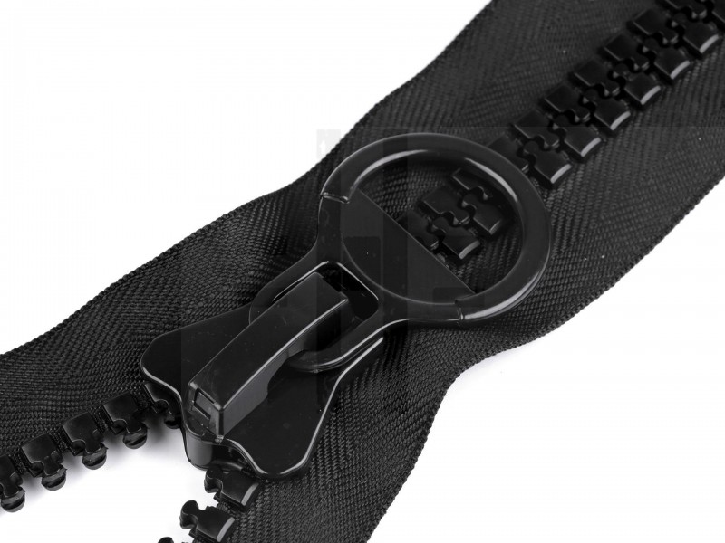 Öntött műanyag cipzár vastag nyitható Öntött műanyag cipzár vastag nyitható