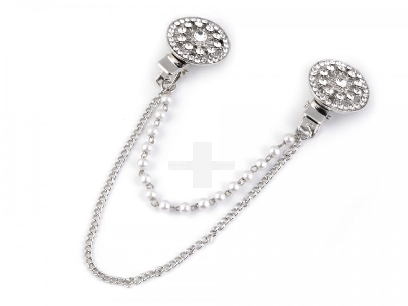 Láncos csat kövekkel Nyaklánc, -kellék