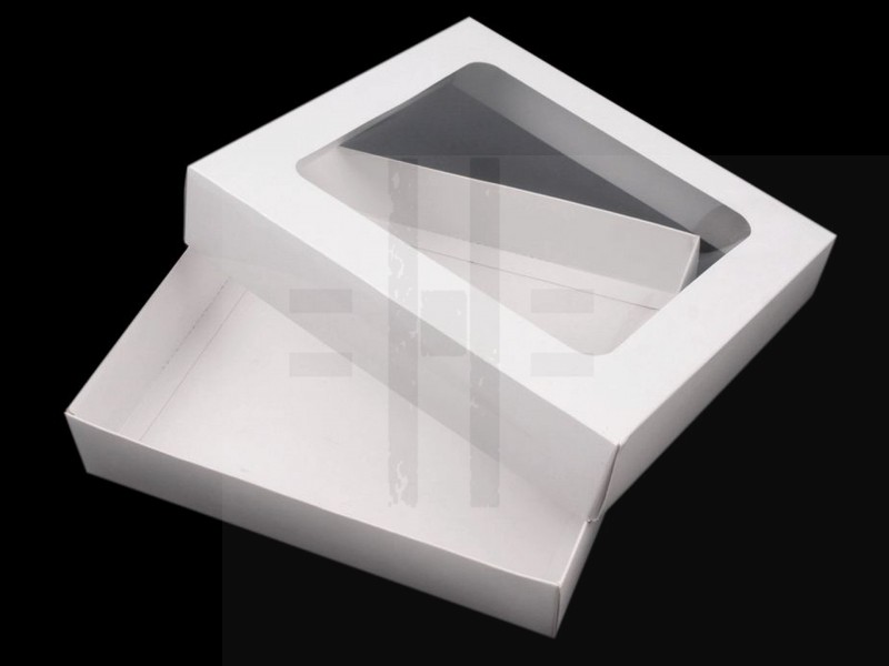 Papir doboz ablakkal - 4 db/csomag Ajándék csomagolás