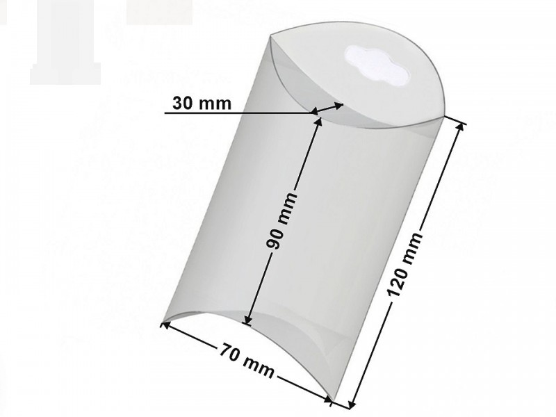 Műanyag doboz felakasztható 7x12 - 10 db/csomag