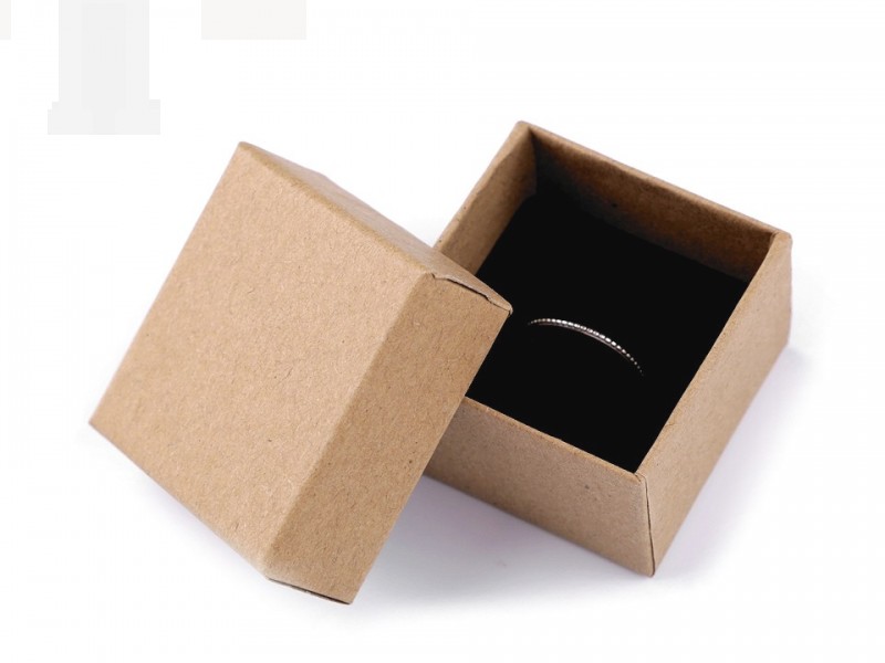 Ékszeres doboz természetes - 2 db/csomag Ajándék csomagolás
