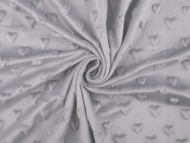 Mink 3D szív plüss anyag