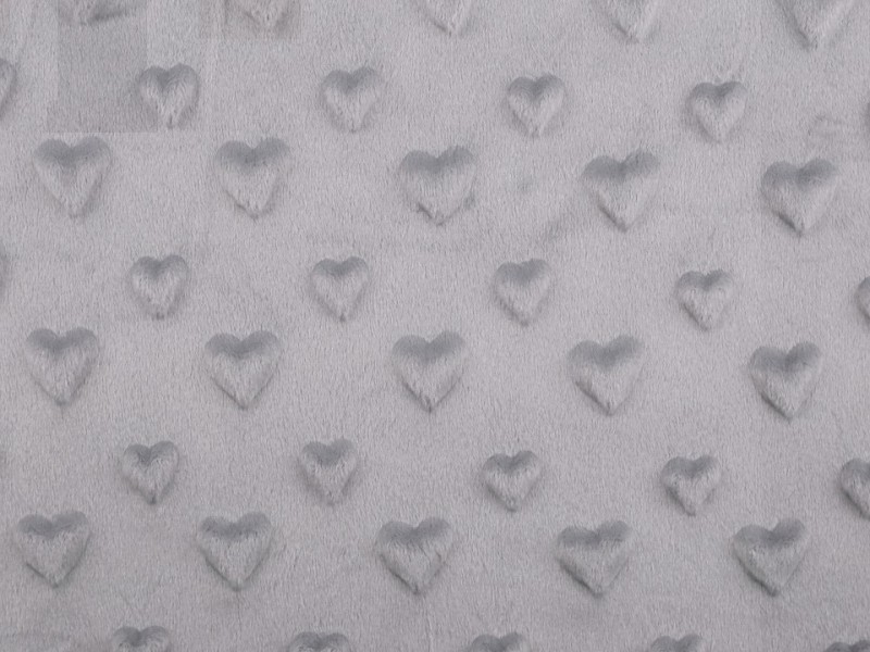 Mink 3D szív plüss anyag