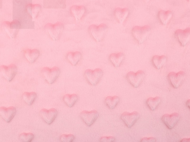 Mink 3D szív plüss anyag