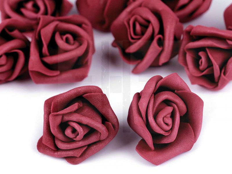 Habszivacs dekorációs rózsa - 10 db/csomag Virág, toll, növény