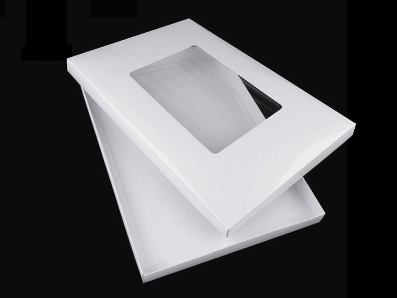 Papir doboz ablakkal - 5 db/csomag Ajándék csomagolás