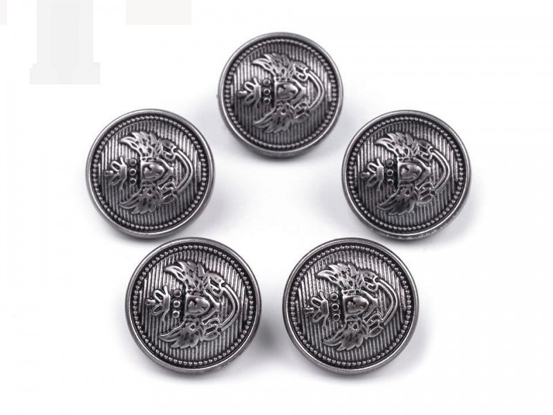 Címeres gomg 16 mm - 5 db/csomag Gomb, kapocs